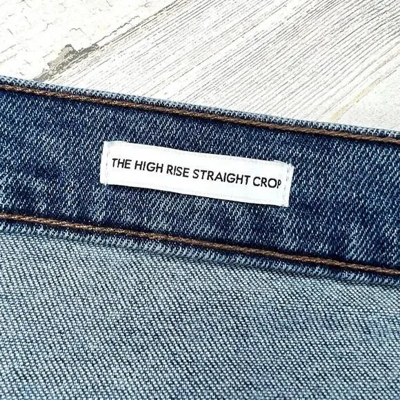 NWT Skinnygirl Plus Sydney Two-Tone Studded Cropped Straight Jean Size 24W 3X - Picture 10 of 16